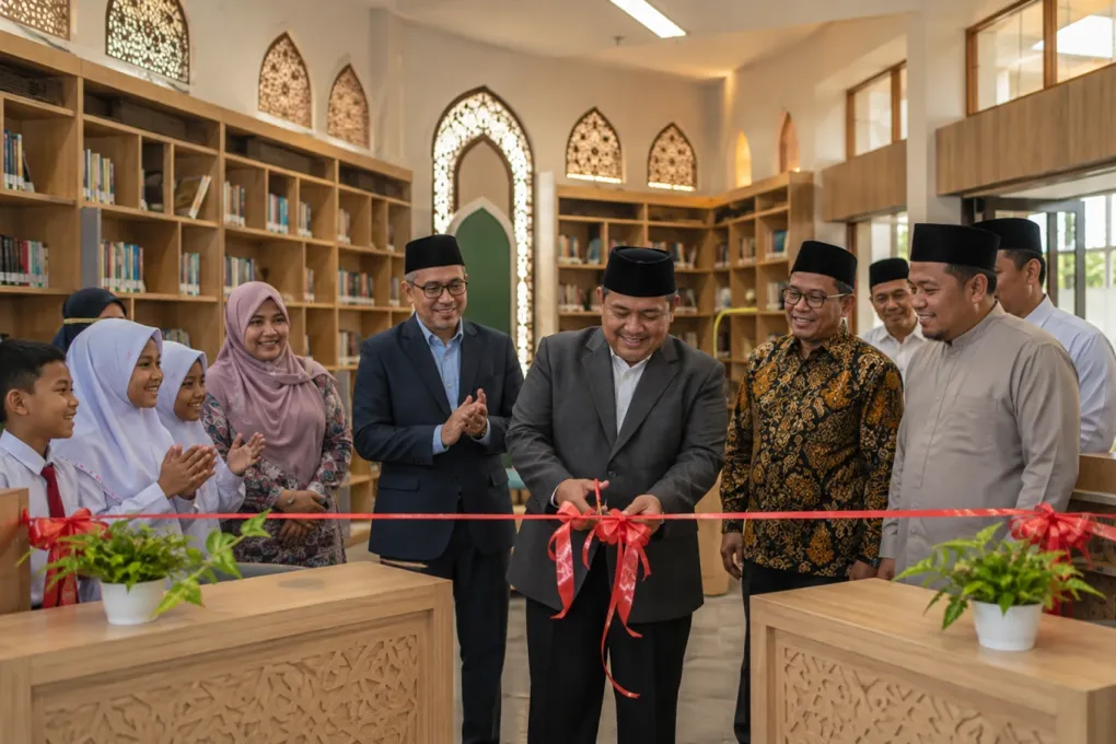 Sekolah Resmikan Perpustakaan Baru dengan Koleksi Buku Lebih Lengkap