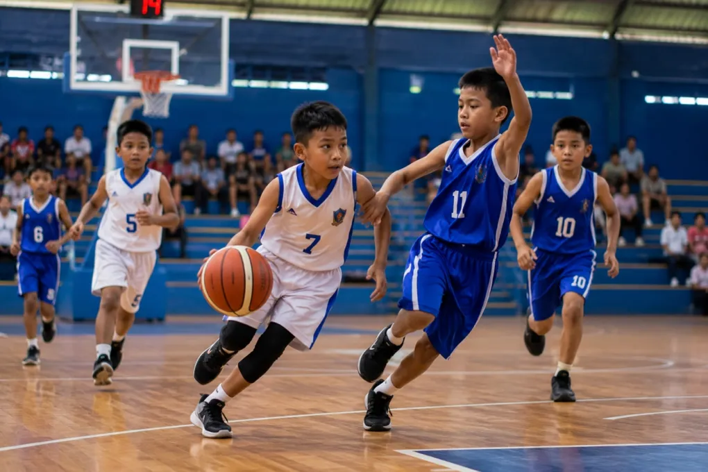 Tim Basket Putra Madrasia Melaju ke Final Turnamen Pelajar Tingkat Kabupaten